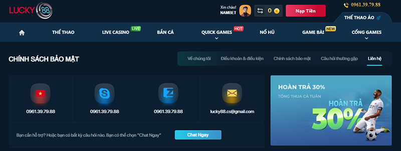 Lucky88 – Link chính thức trang chủ lucky88 – Đăng nhập lucky88 2024
