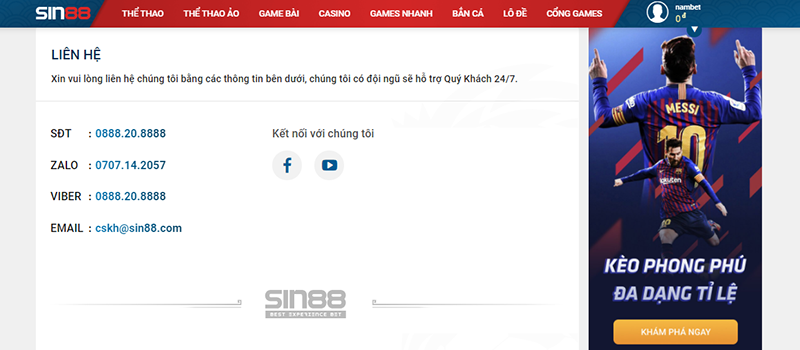 SIN88 – Đẳng cấp nhà cái bóng đá SIN88 – Link vào Sin88 mới 2024